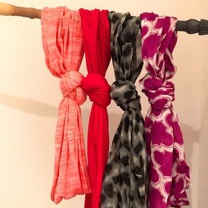 4 scarf bundle